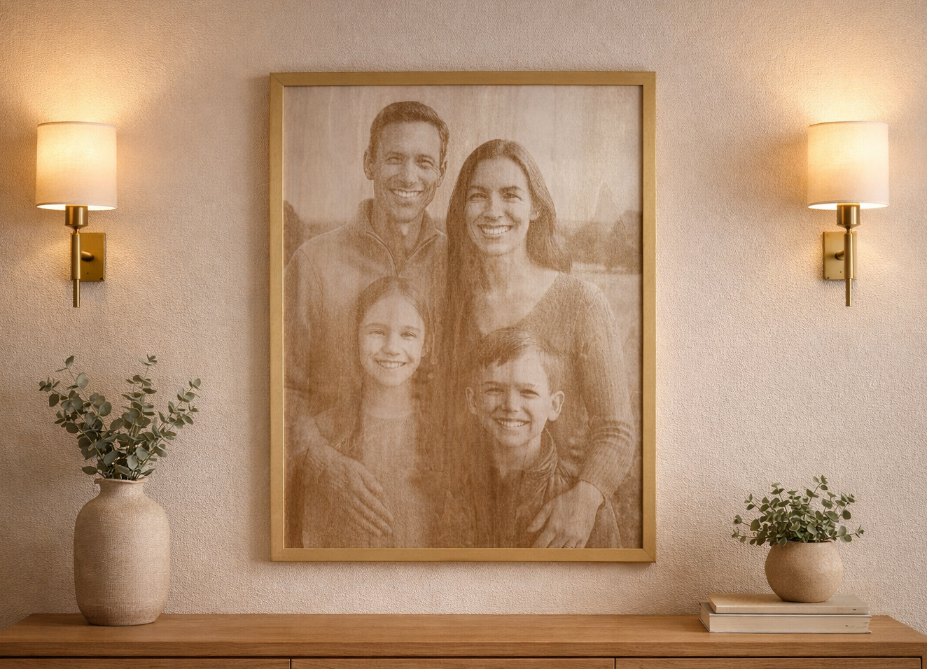 Tableau personnalisé en bois