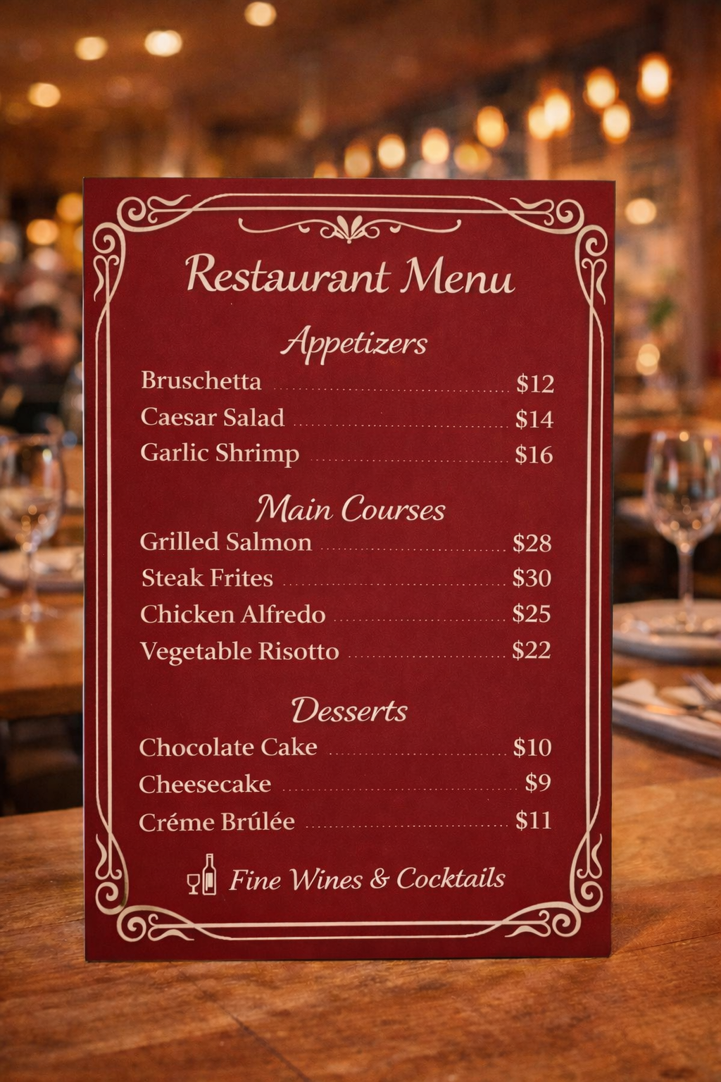 Plaque en acrylique personalisée